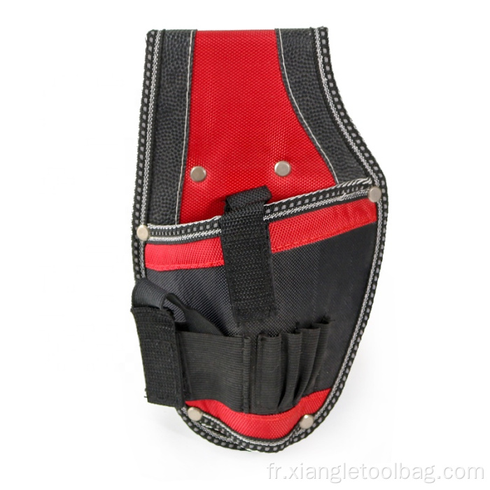 Boucle de tournevis à sangle Velcro Black Holster rouge